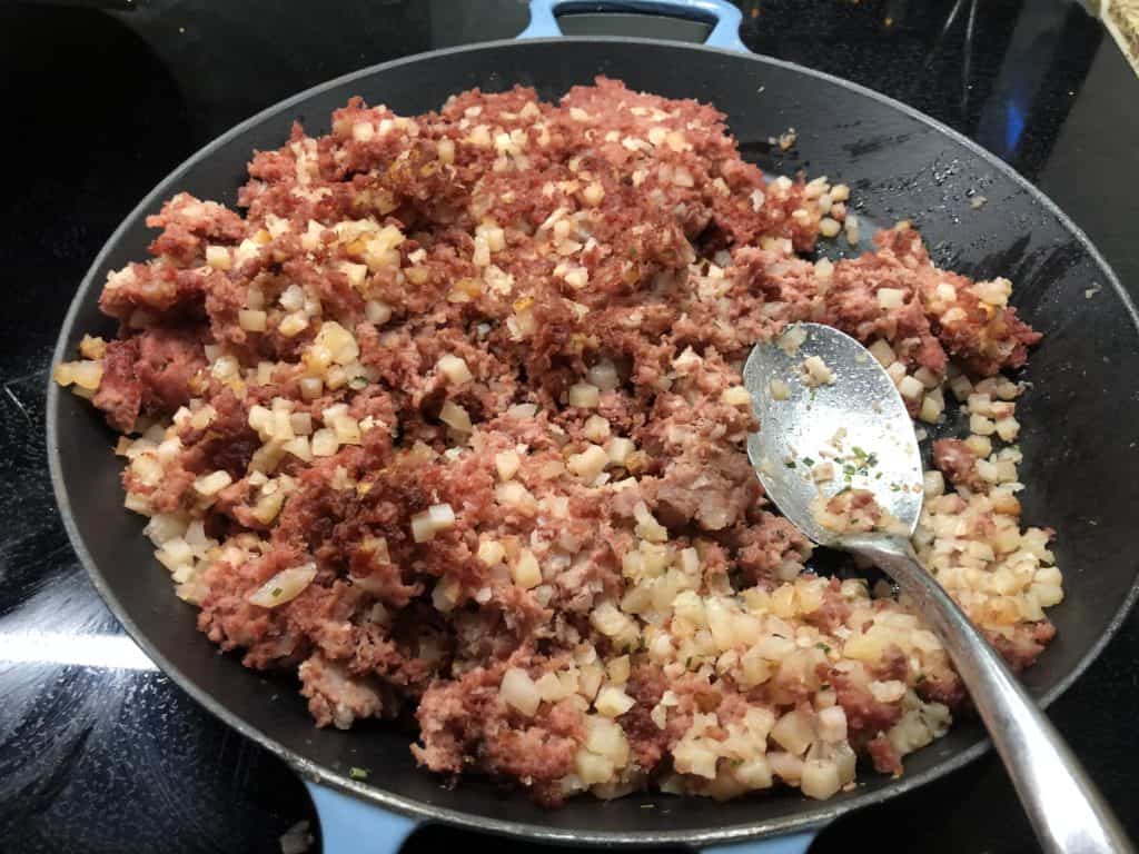 Hyatt Place New York Midtown South Breakfast Corned Beef Potato and Onion Hash