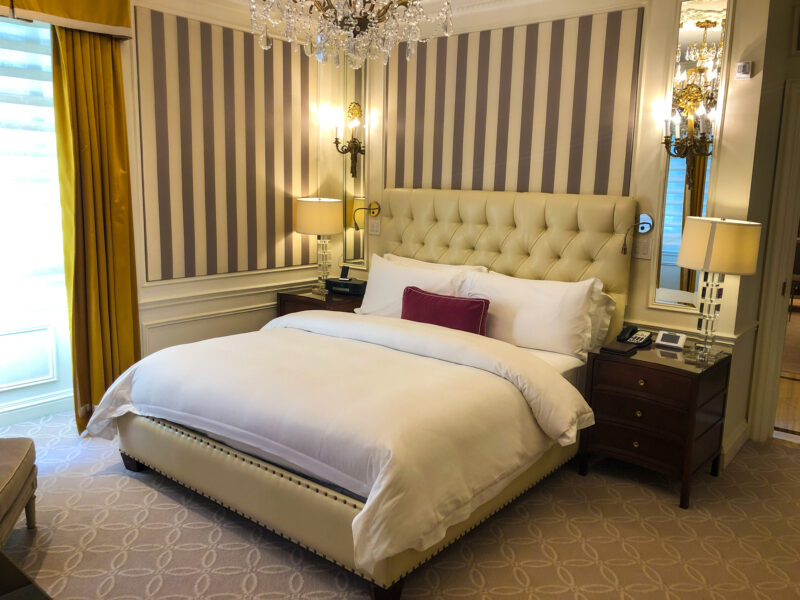 St Regis New York 5th Avenue Suite bedroom