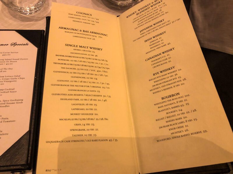 St Regis New York 5th Avenue Suite King Cole Bar Menu 4