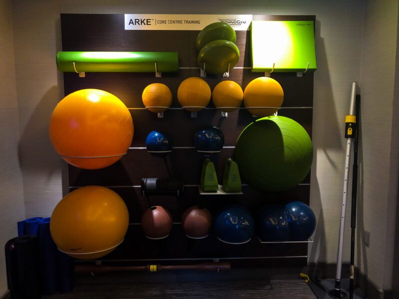 St Regis New York Athletic Club Exercise Balls