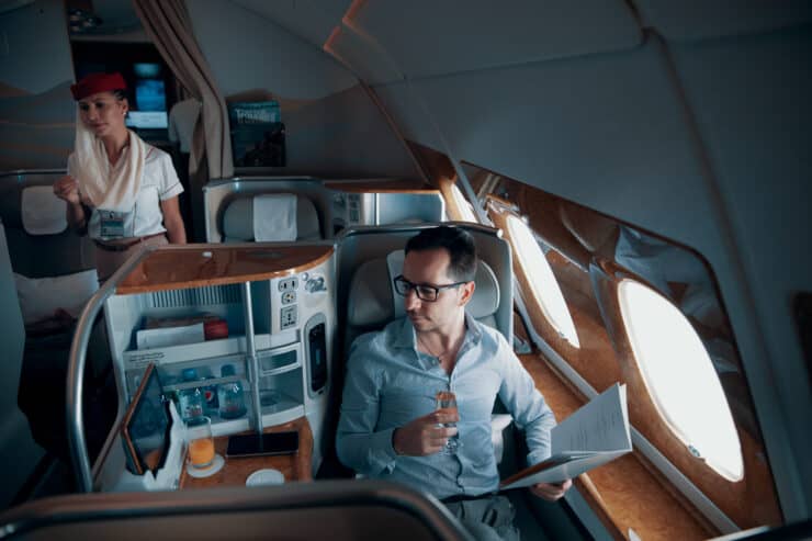 Emirates business class