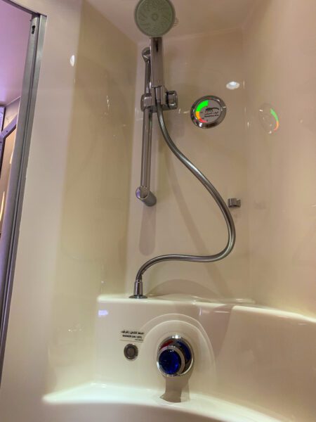 Emirates A380 First Class Shower Spa Shower