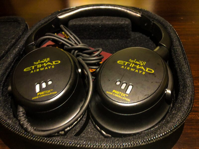 Etihad first class headphones