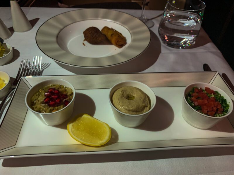 Etihad first class starter