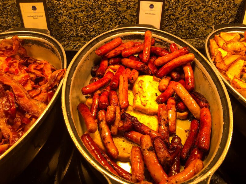 Hilton New York Times Square breakfast sausage
