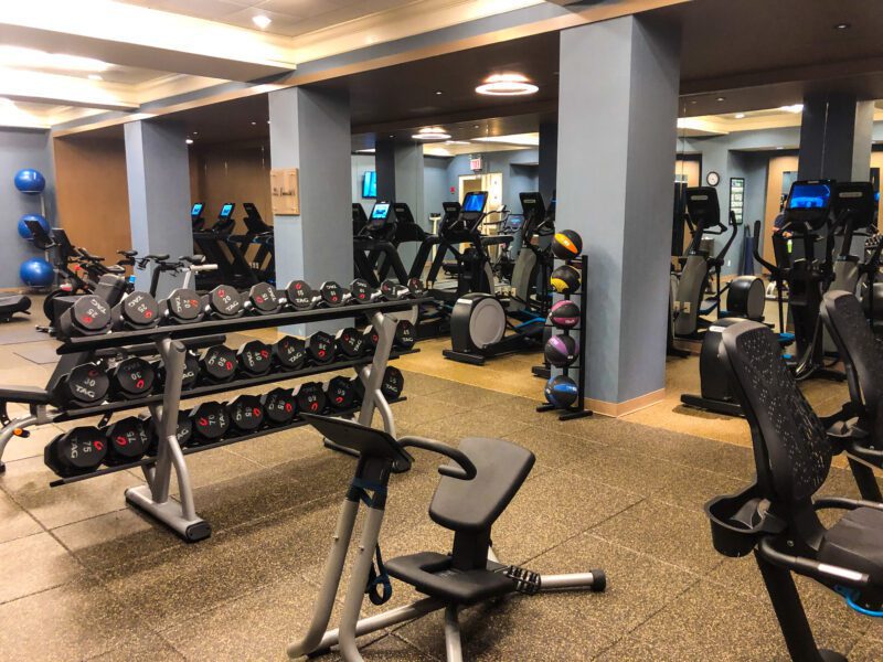 Hilton New York Times Square gym