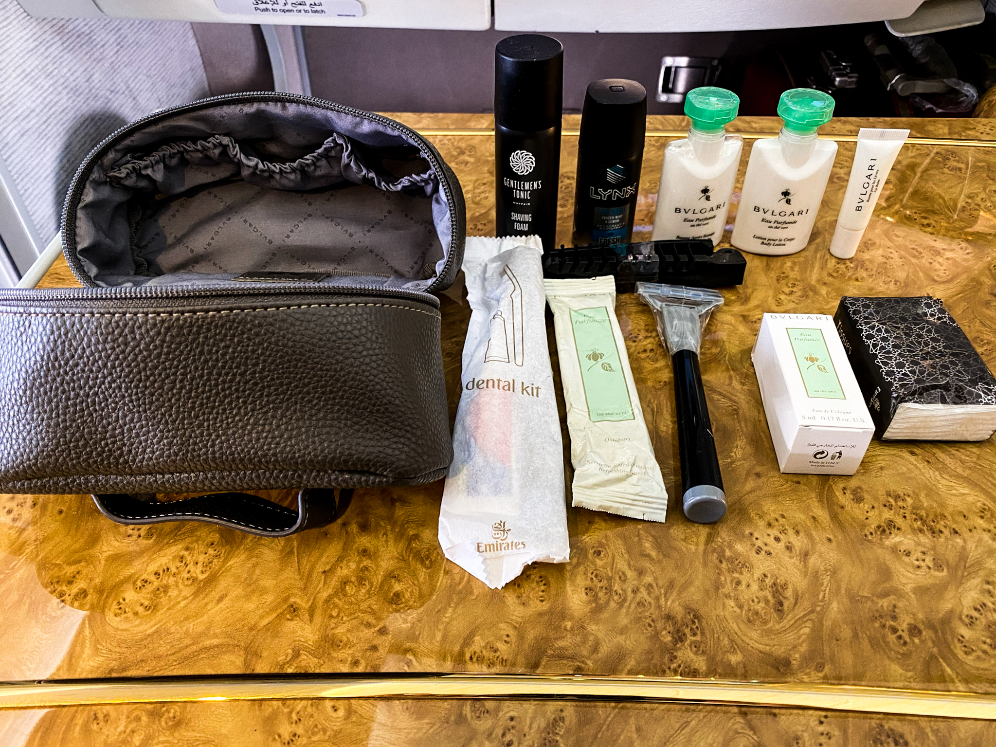 Emirates 777 First Class Gentleman's Amenity Kit