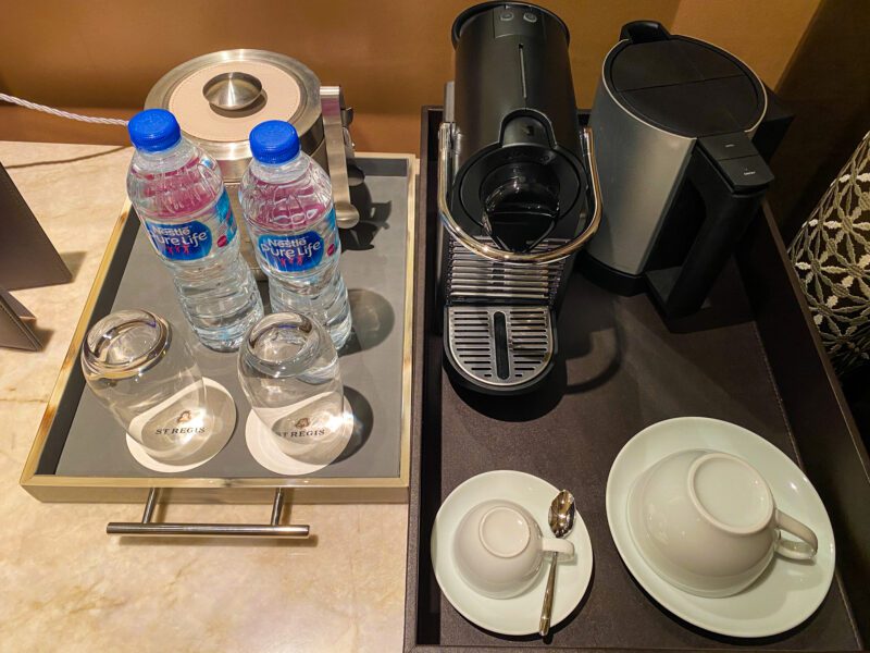 St. Regis Cairo Astor Room Nespresso Machine