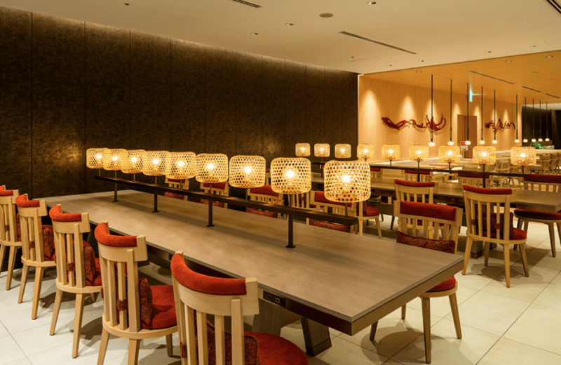Japan Airlines First Class Lounge Dining Room