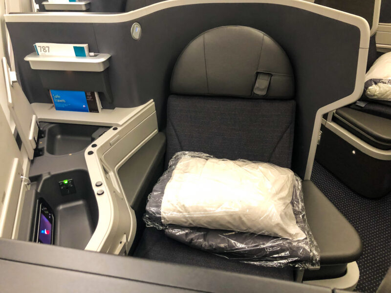 American Airlines 787-9 Flagship Business Class.