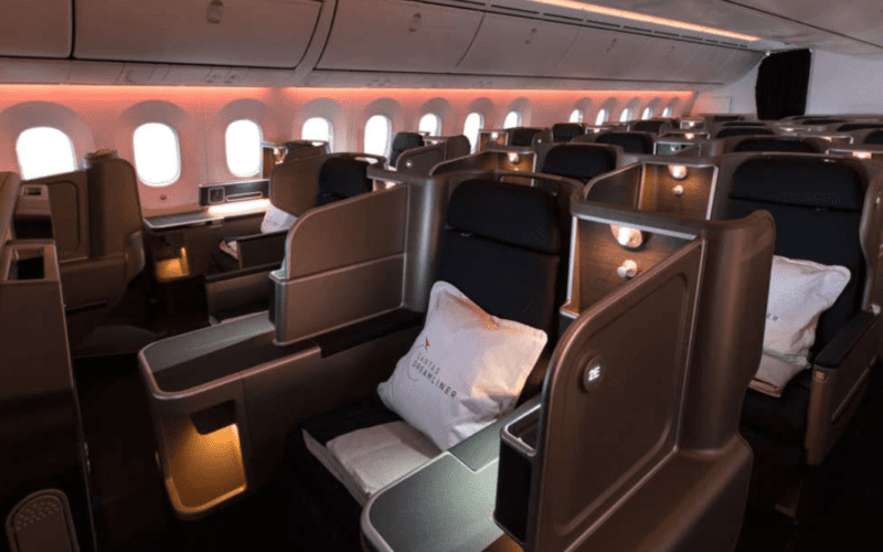 Qantas Business Class