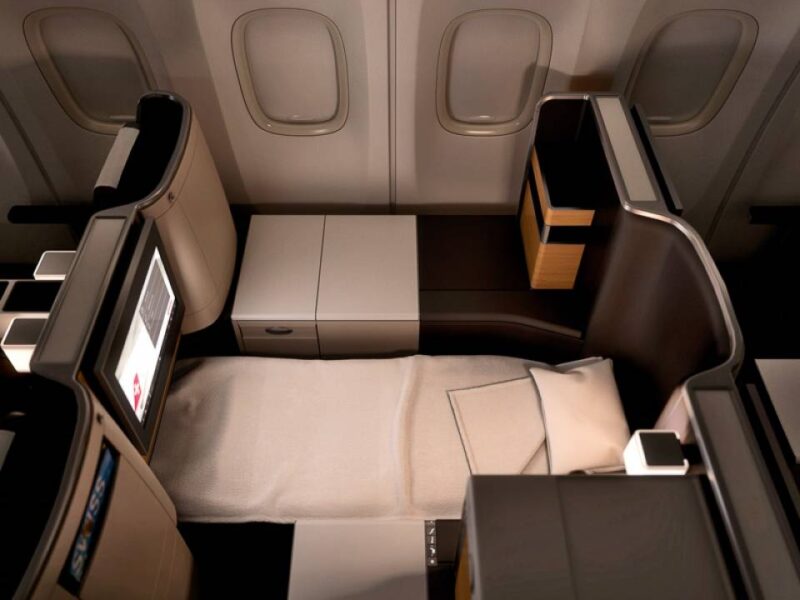 Swiss Air Business Class Throne Seat