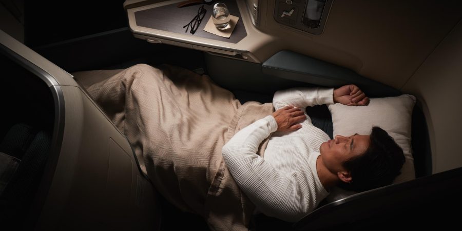 Cathay Pacific business class