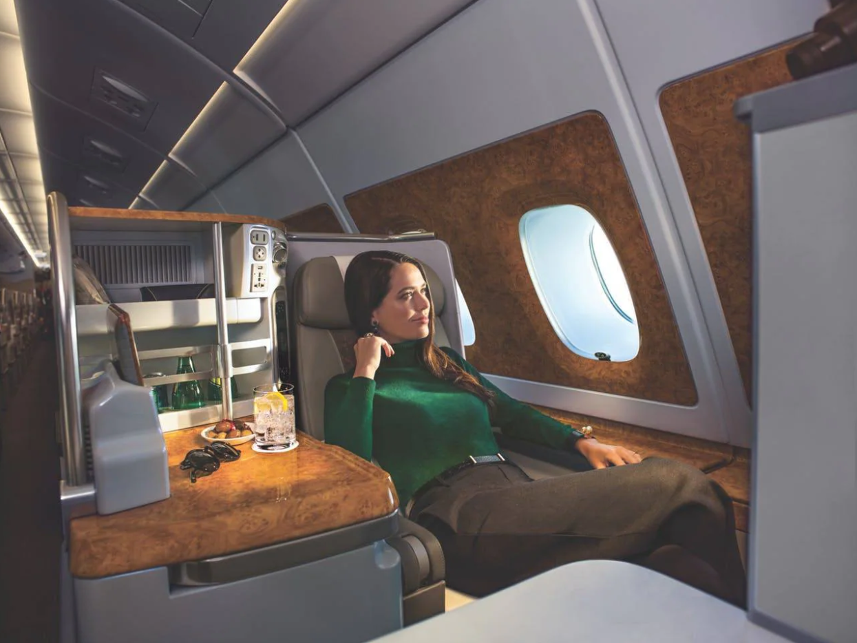 Emirates A380 business class