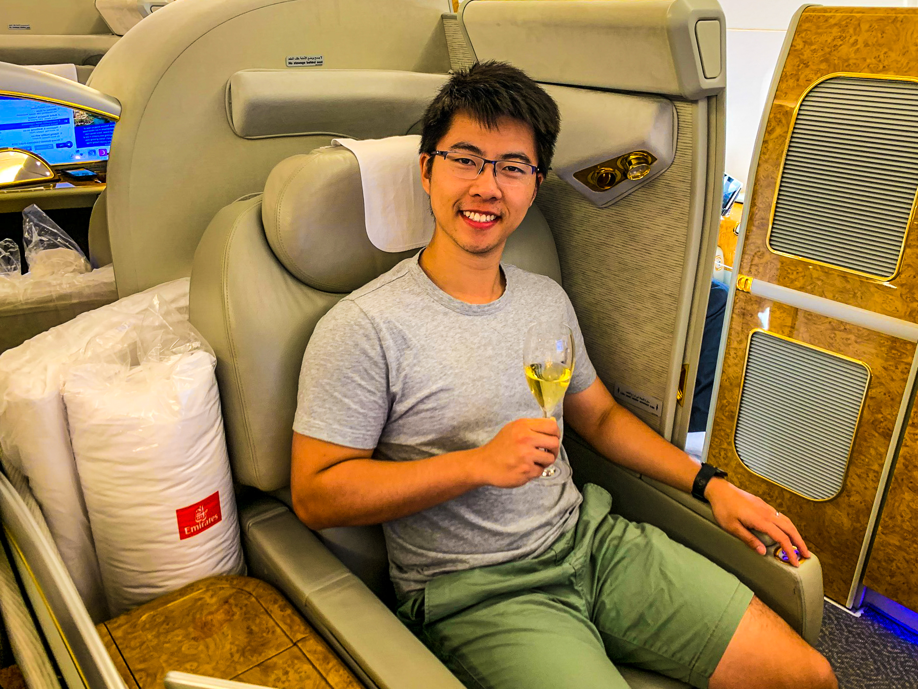 Emirates A380 first class