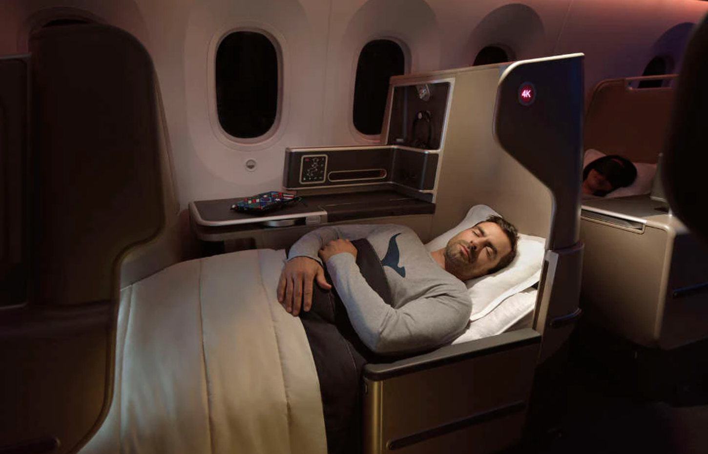 Qantas business class