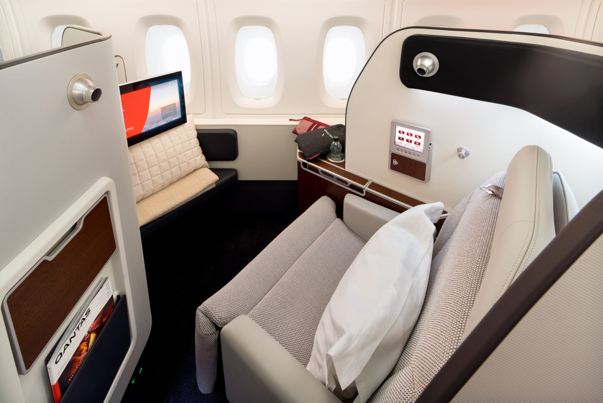 Qantas first class