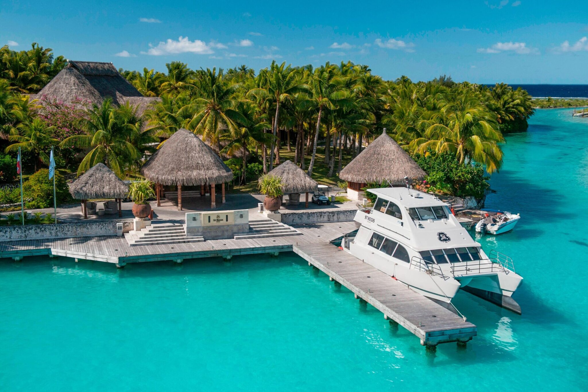 The St. Regis Bora Bora Resort - Arrival Dock