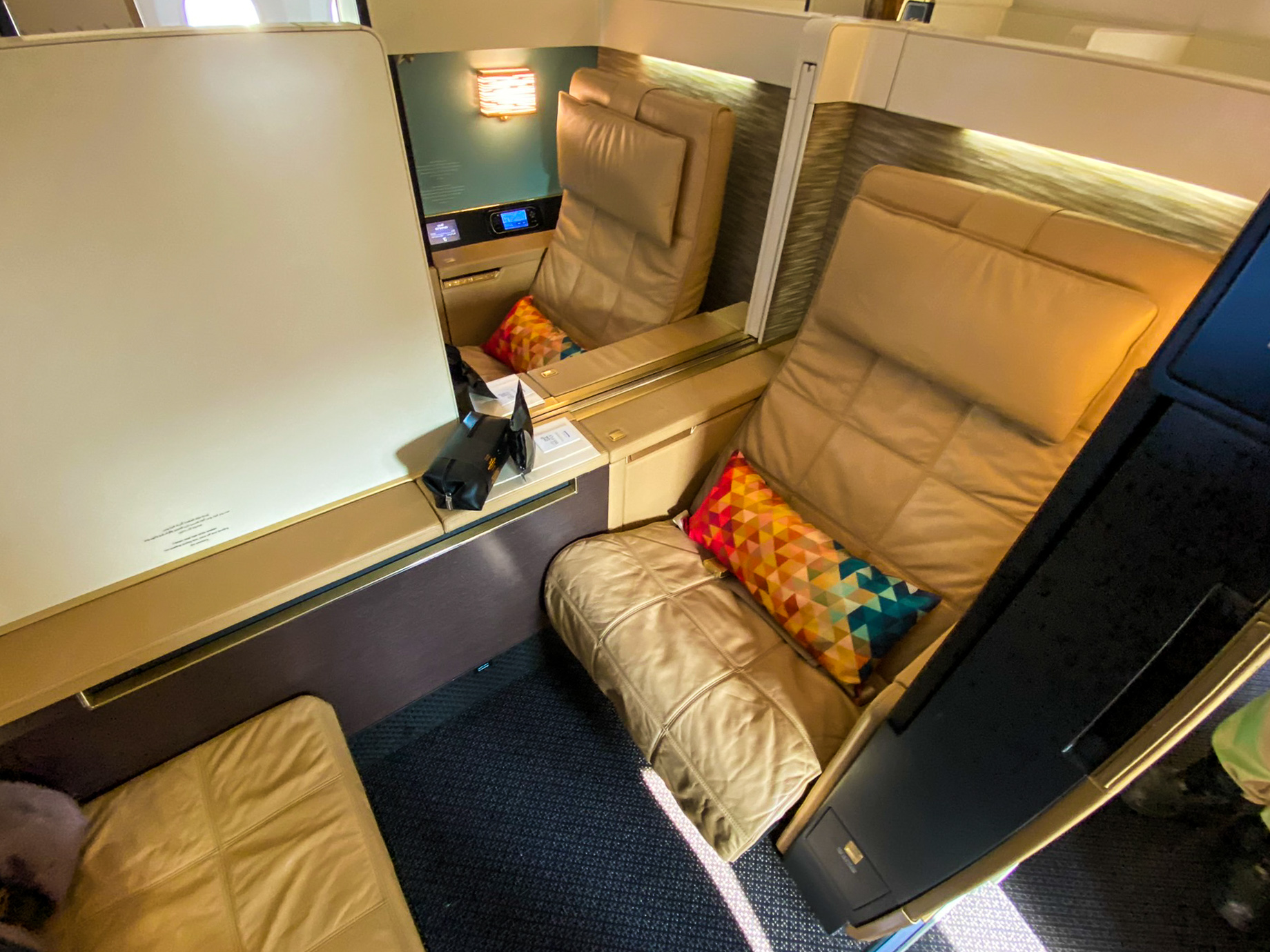 Etihad first class middle seats 4