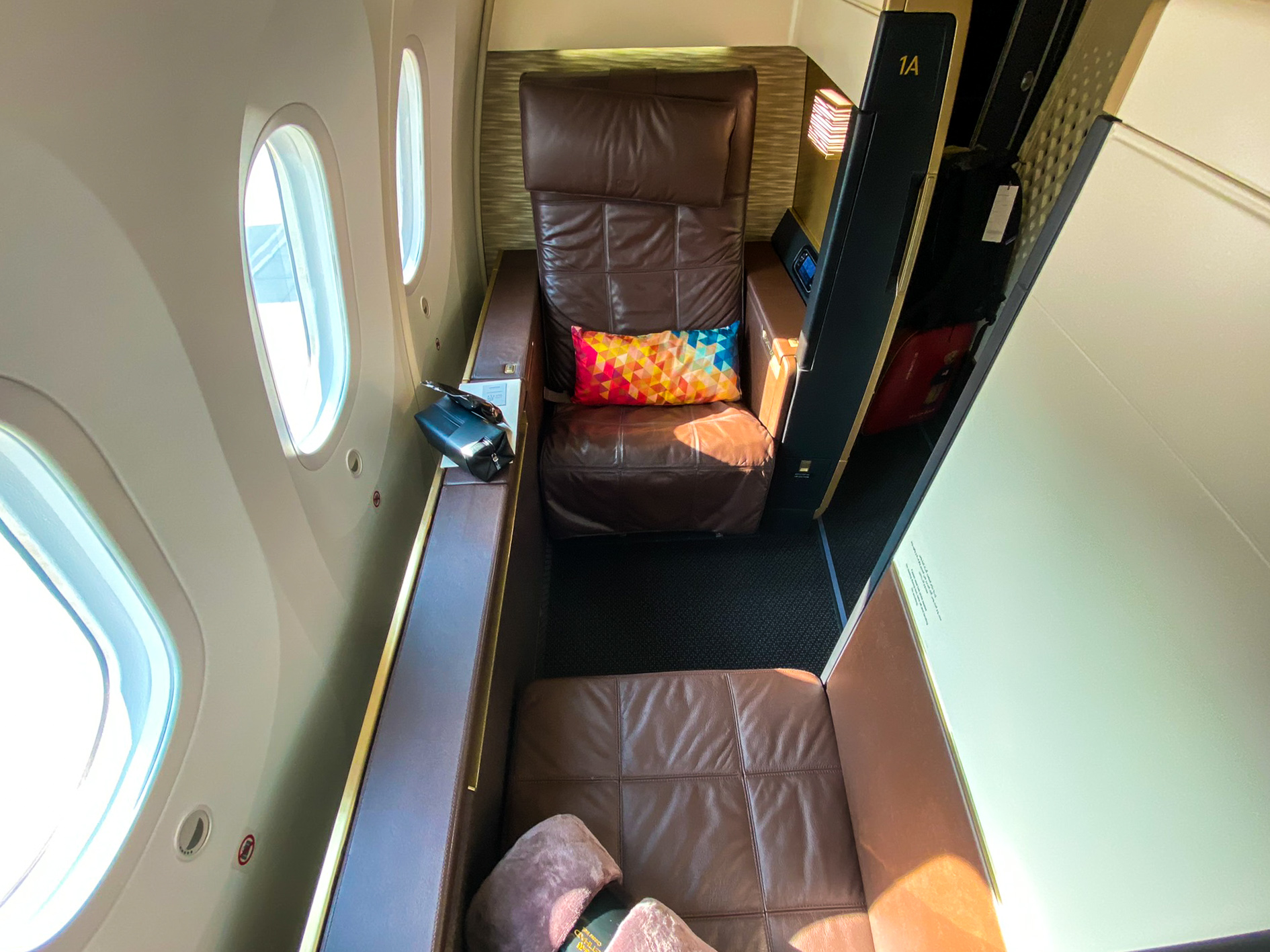 Etihad first class window seat