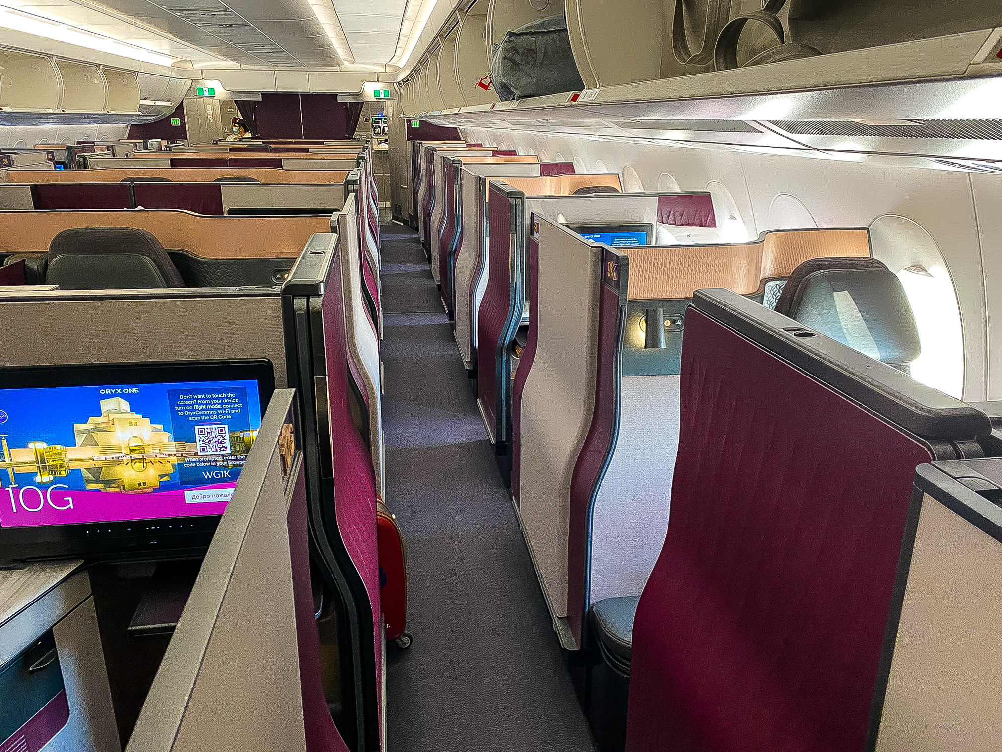 Qatar Airways Qsuites cabin 2