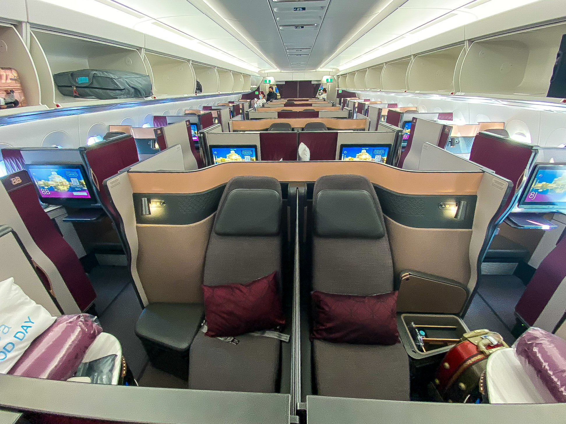 Qatar Airways Qsuites cabin 5