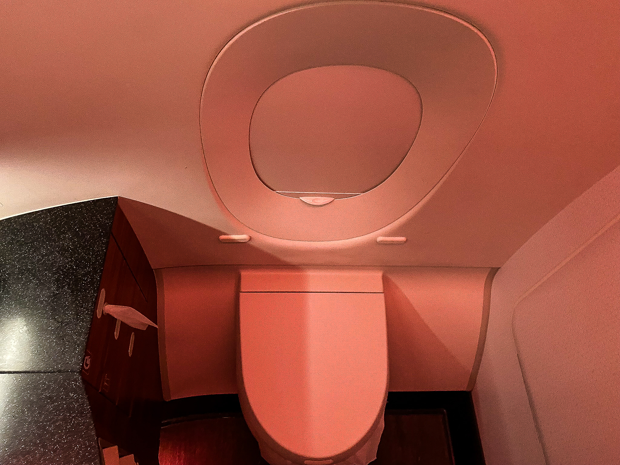 Qatar Airways Qsuites lavatory