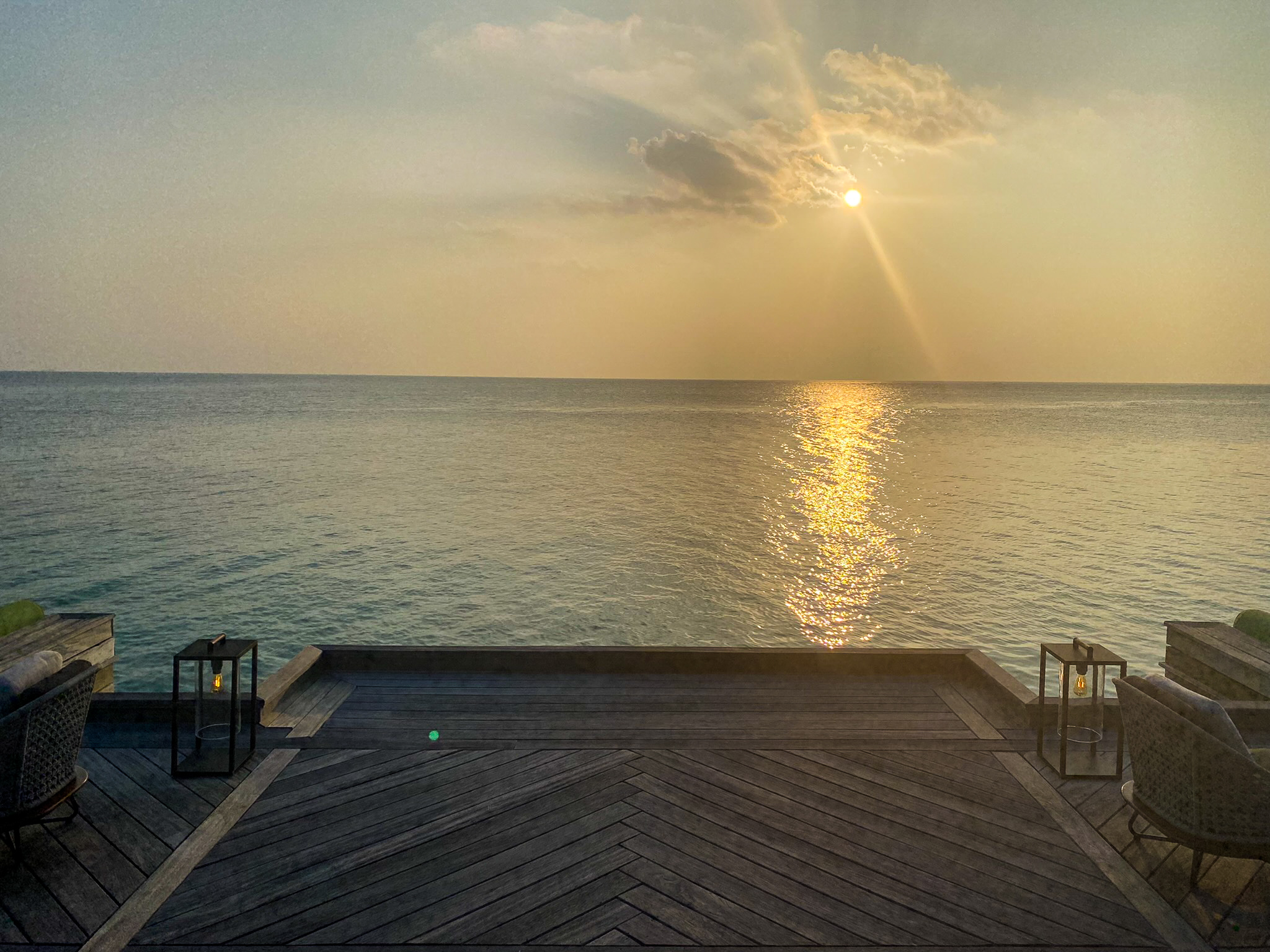 Waldorf Astoria Maldives Ithaafushi Amber deck