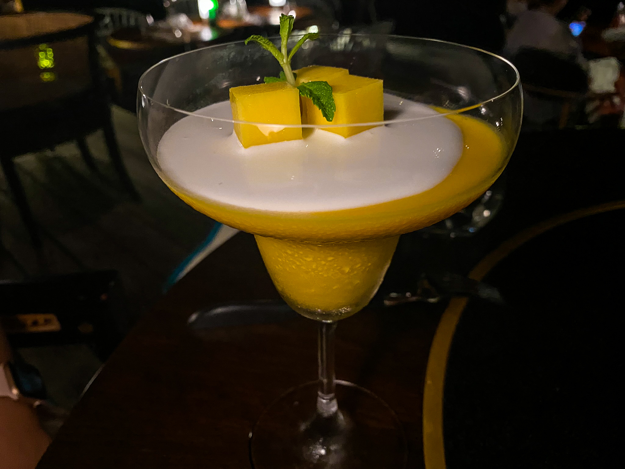 Waldorf Astoria Maldives Ithaafushi Li Long chilled mango pudding