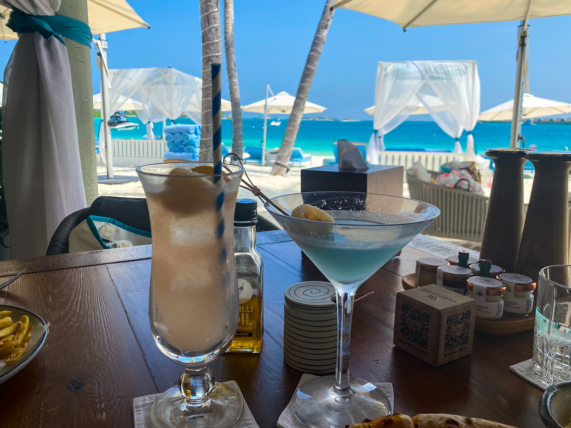 Waldorf Astoria Maldives Ithaafushi Nava cocktails