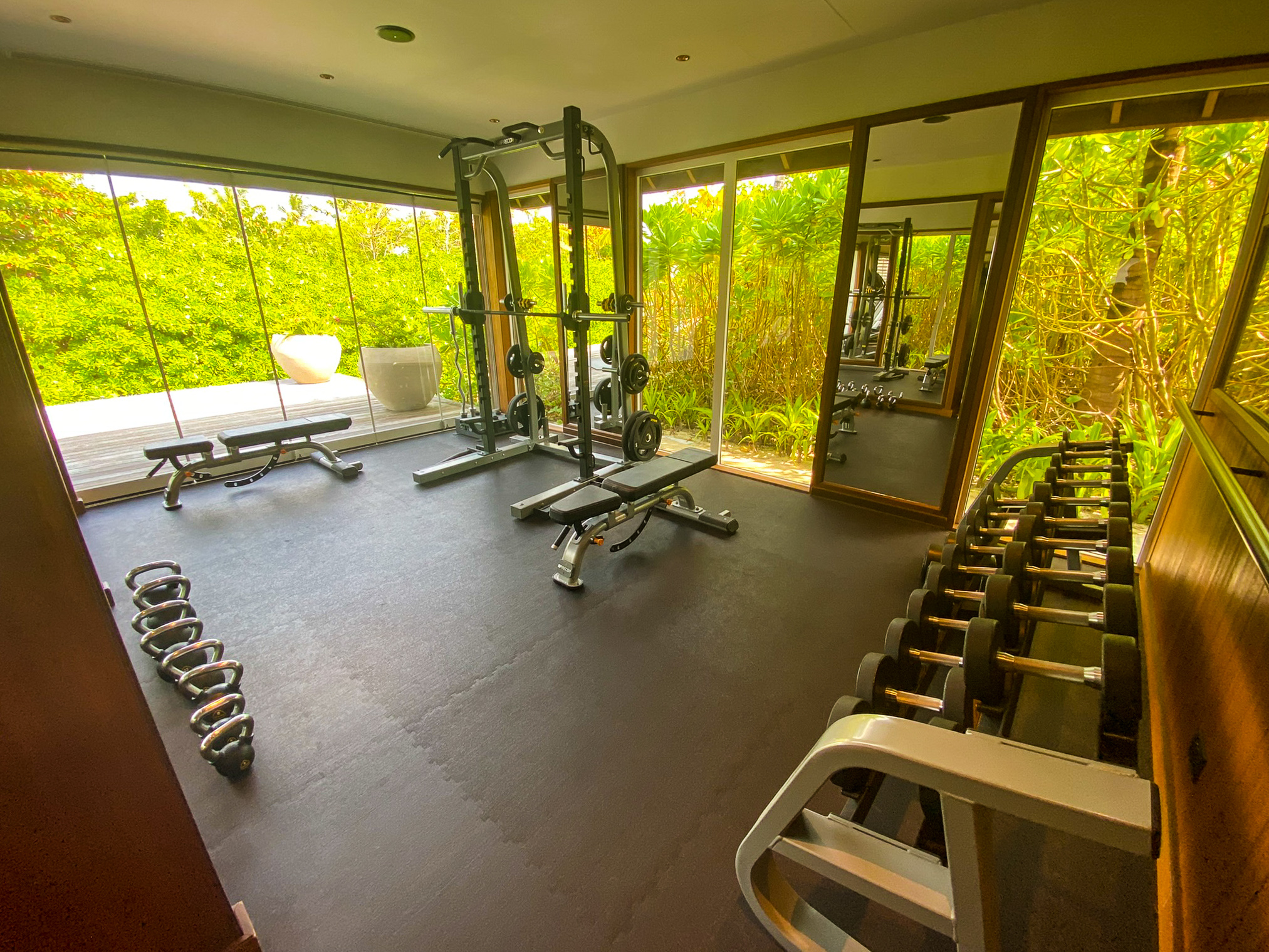 Waldorf Astoria Maldives Ithaafushi fitness center 2