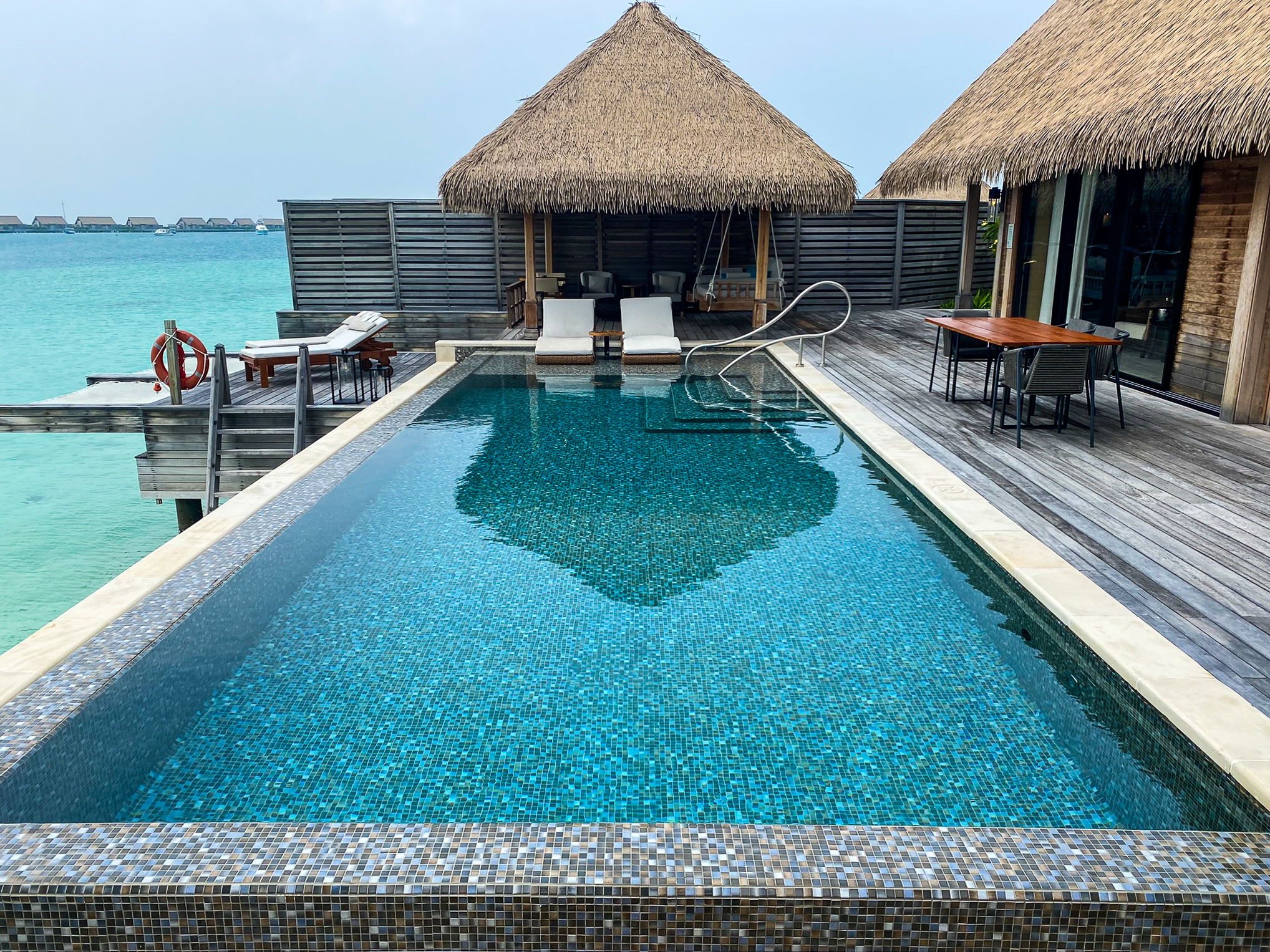 Waldorf Astoria Maldives Ithaafushi king reef villa plunge pool