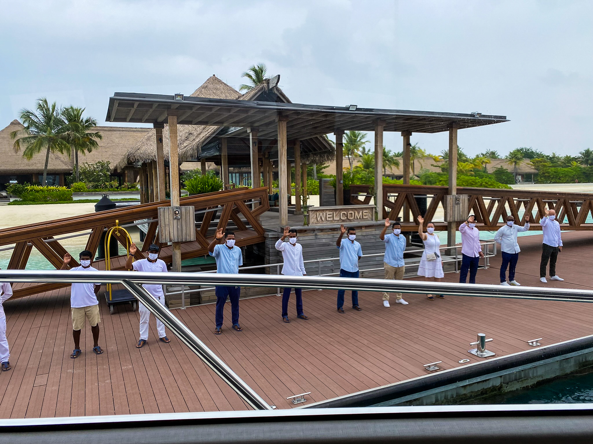 Waldorf Astoria Maldives Ithaafushi welcome