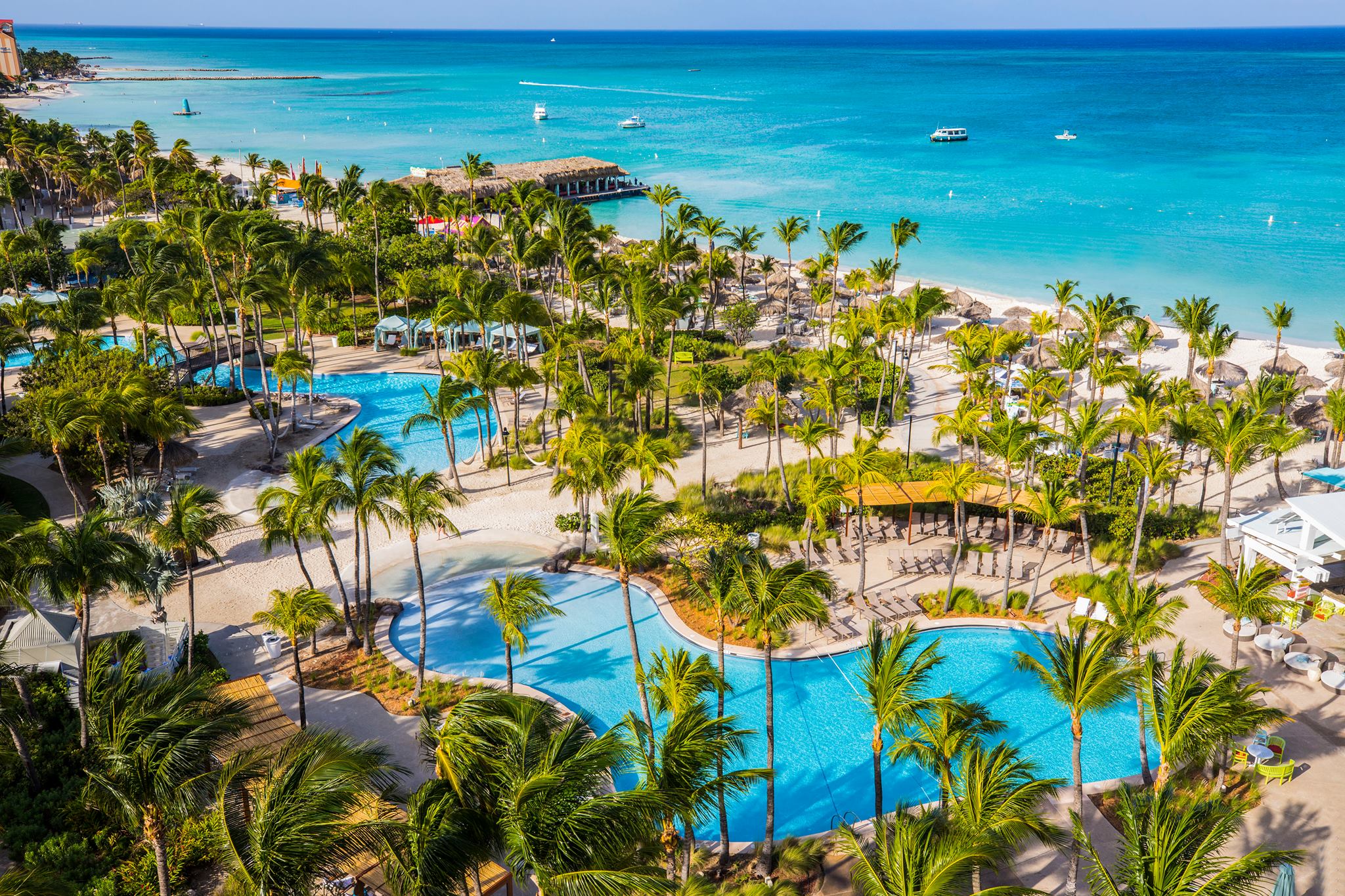 Hilton Aruba Caribbean Resort & Casino Beach and Pool Area