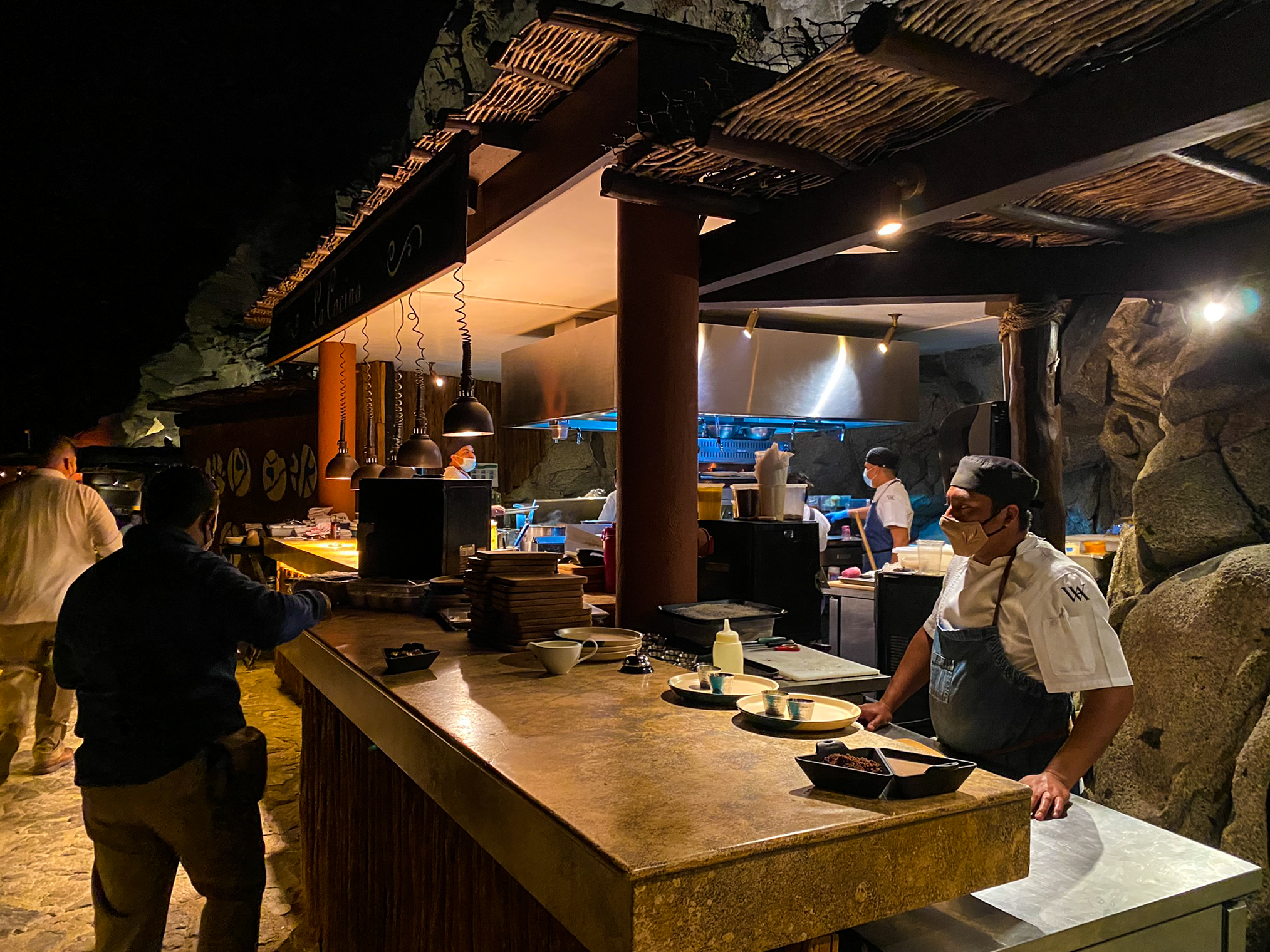 Waldorf Astoria Los Cabos Pedregal El Farallon open air kitchen