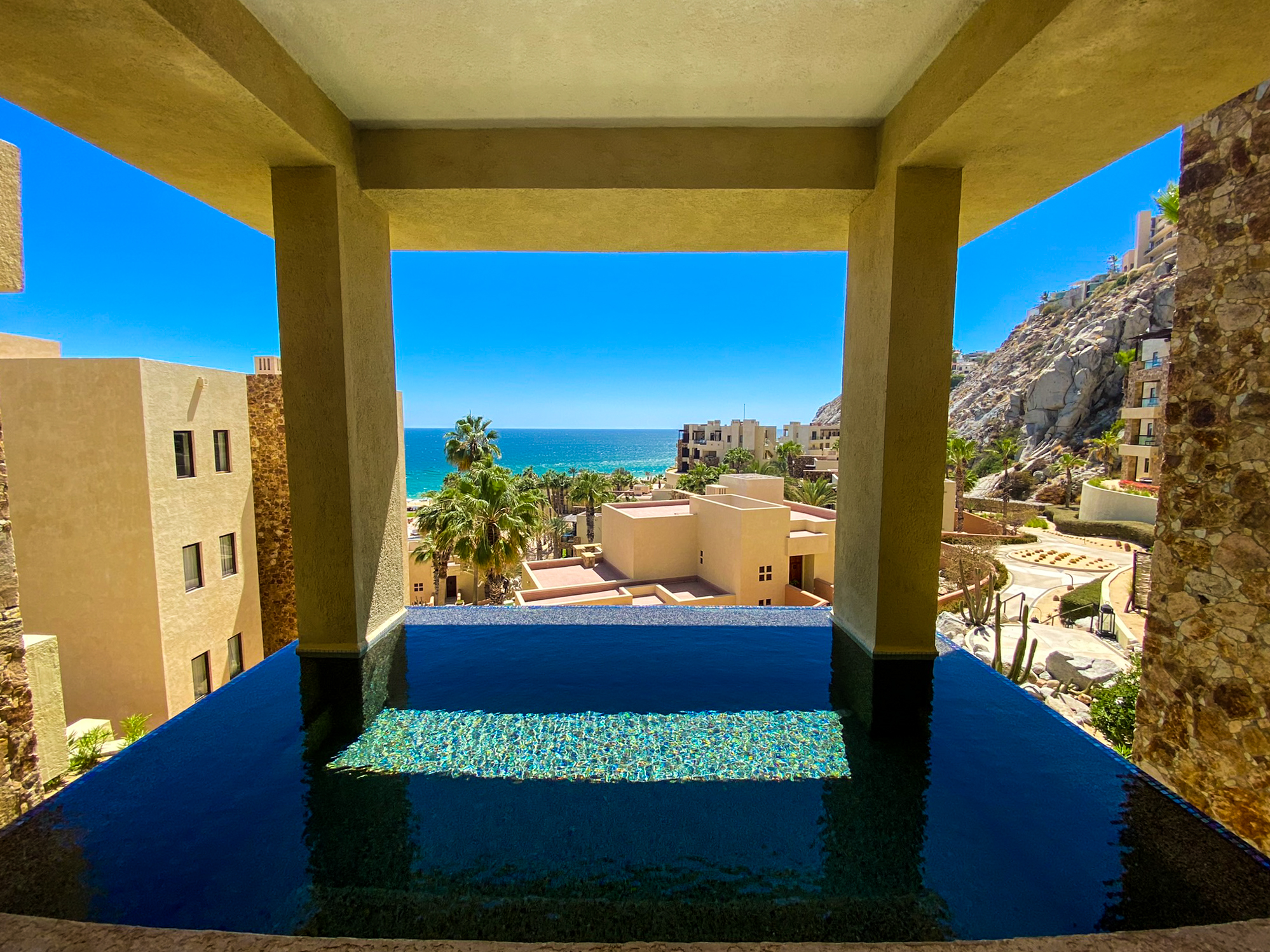Waldorf Astoria Los Cabos Pedregal Two Bedroom Ocean View Villa with Plunge Pool main terrace plunge pool