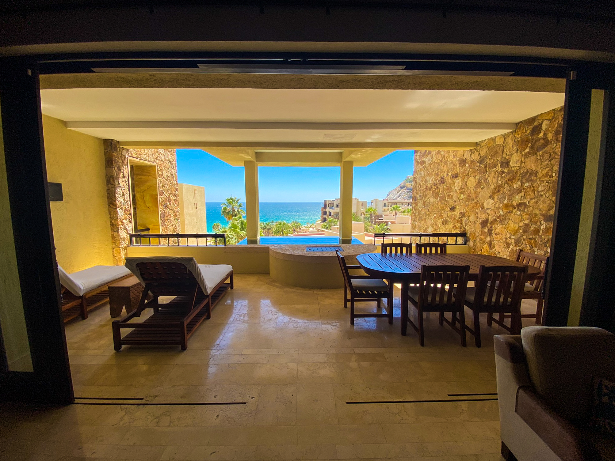 Waldorf Astoria Los Cabos Pedregal Two Bedroom Ocean View Villa with Plunge Pool main terrace