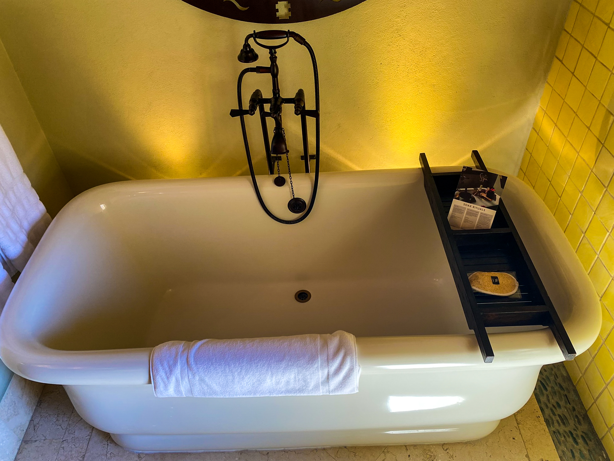 Waldorf Astoria Los Cabos Pedregal Two Bedroom Ocean View Villa with Plunge Pool soaking bathtub (2)