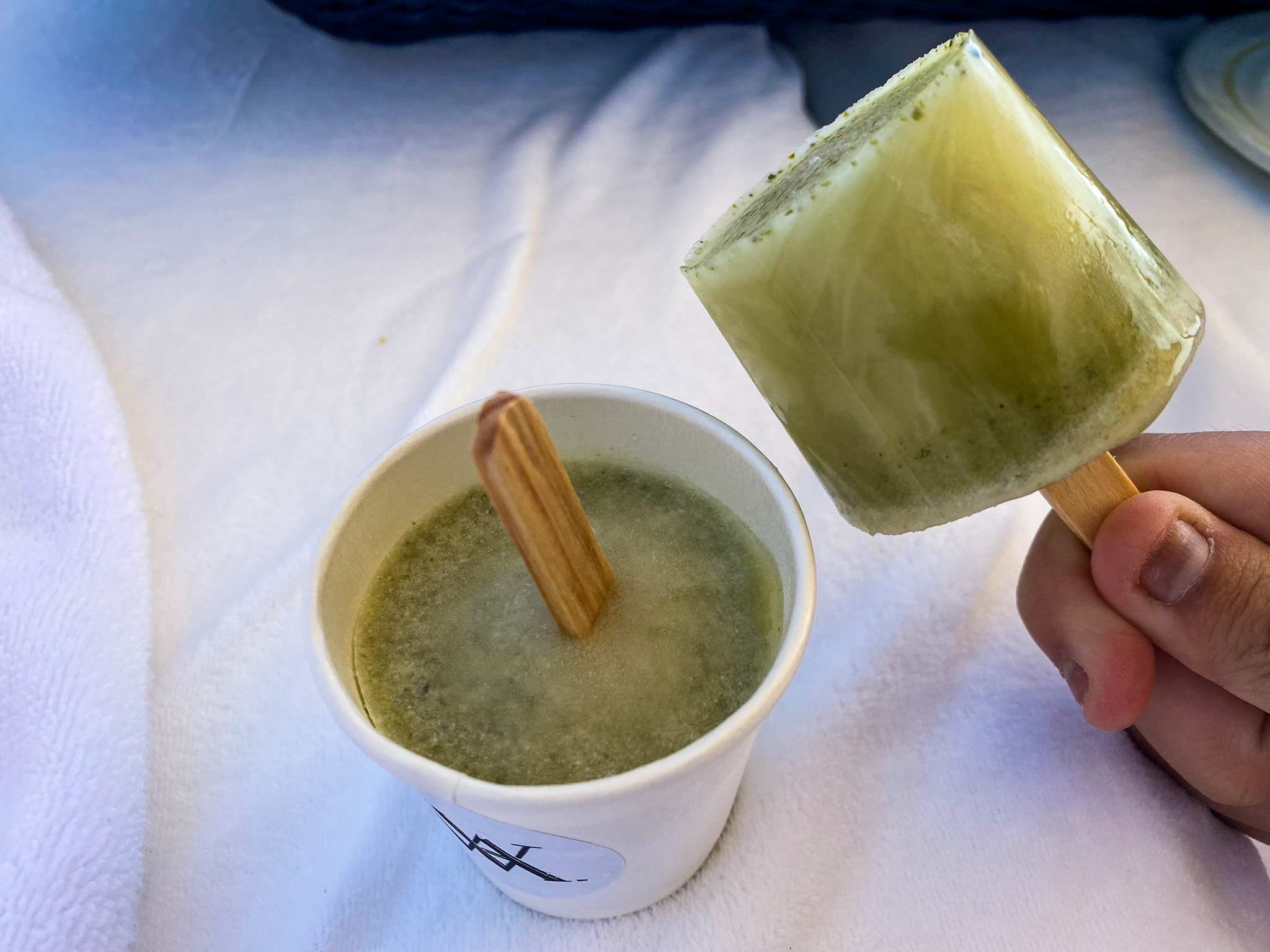 Waldorf Astoria Los Cabos Pedregal mint and lime sorbet pool treats (2)