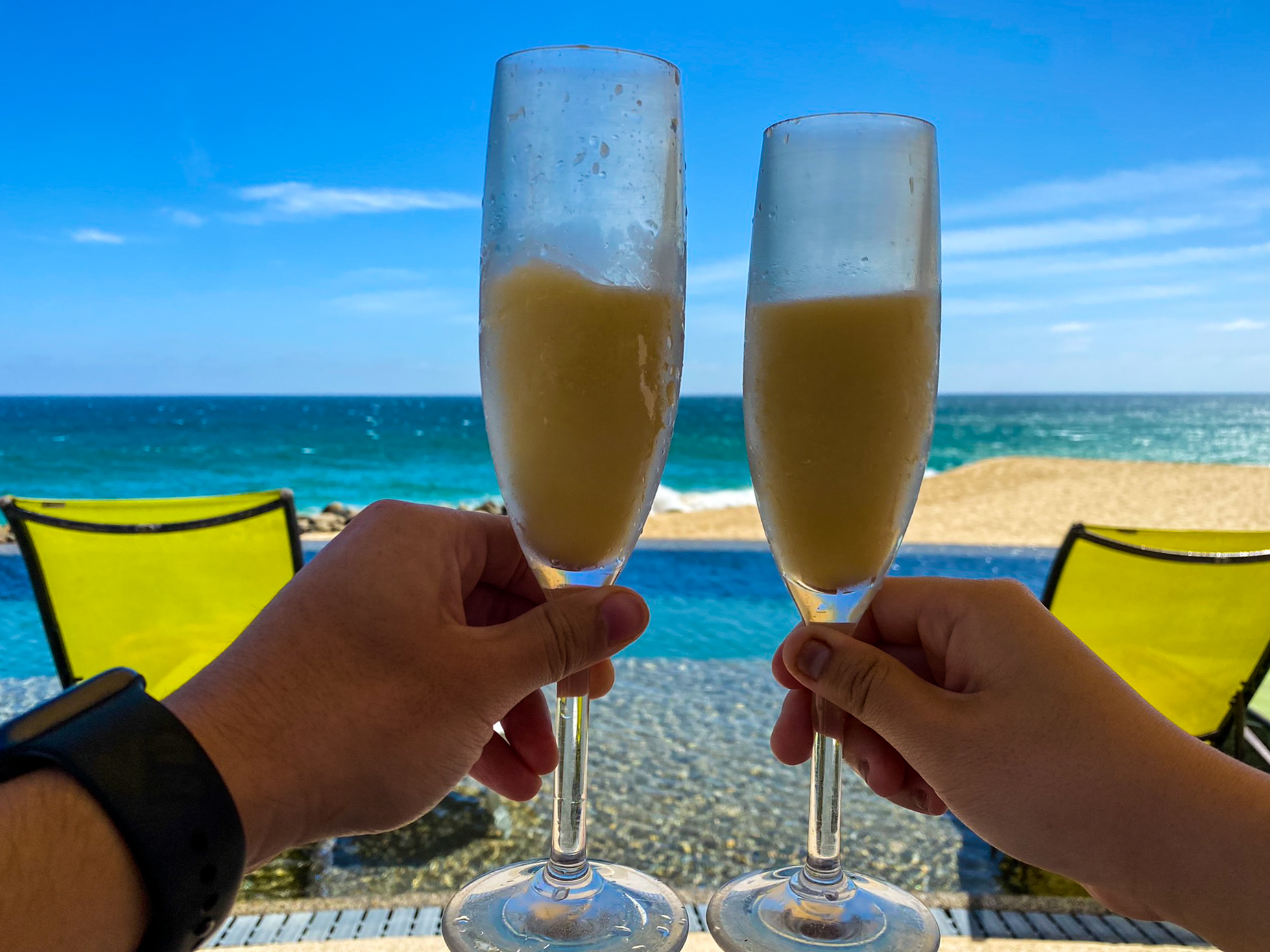 Waldorf Astoria Los Cabos Pedregal passionfruit margarita pool treats