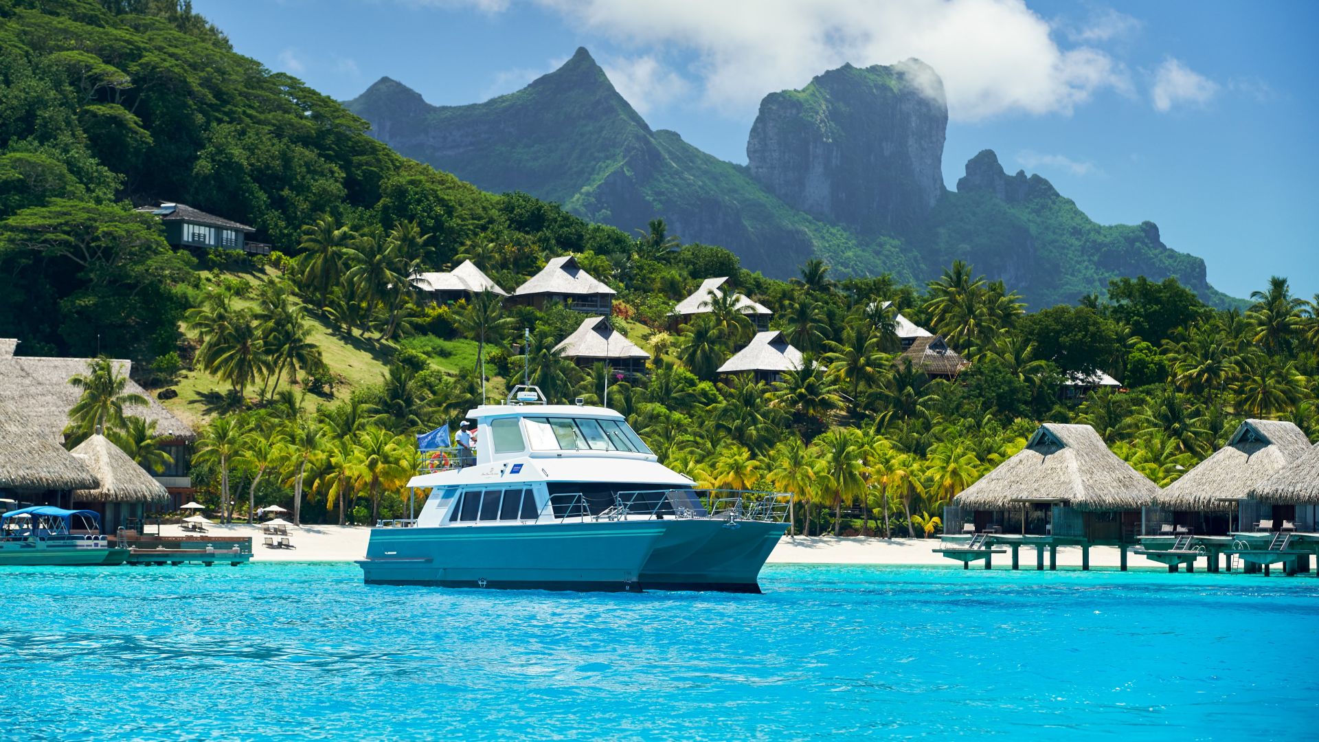 Conrad Bora Bora Nui Boat