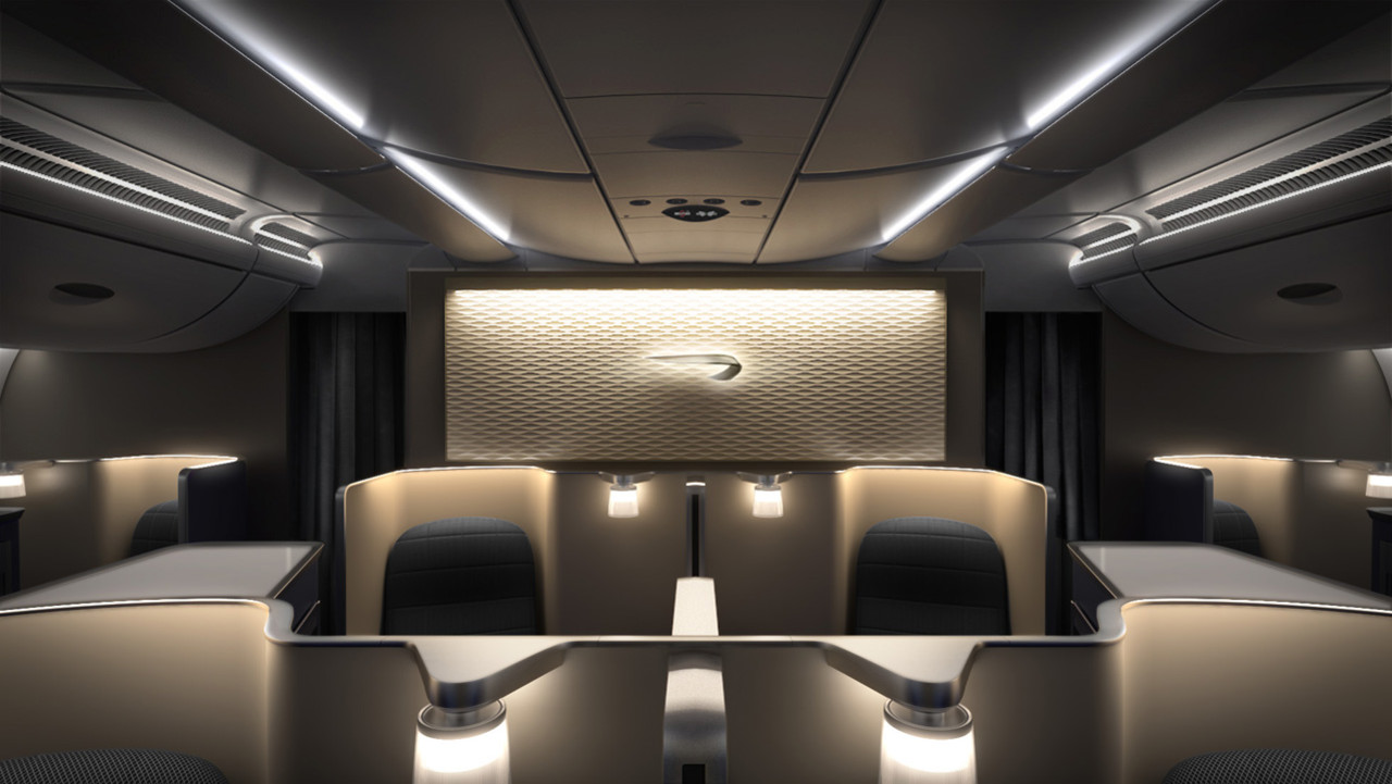 British Airways First Class Cabin