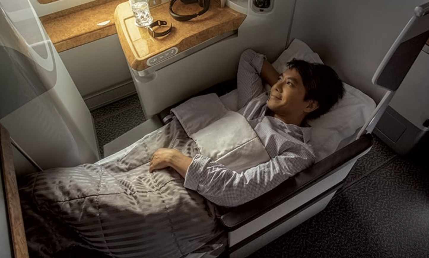 Emirates Business Class - Bed