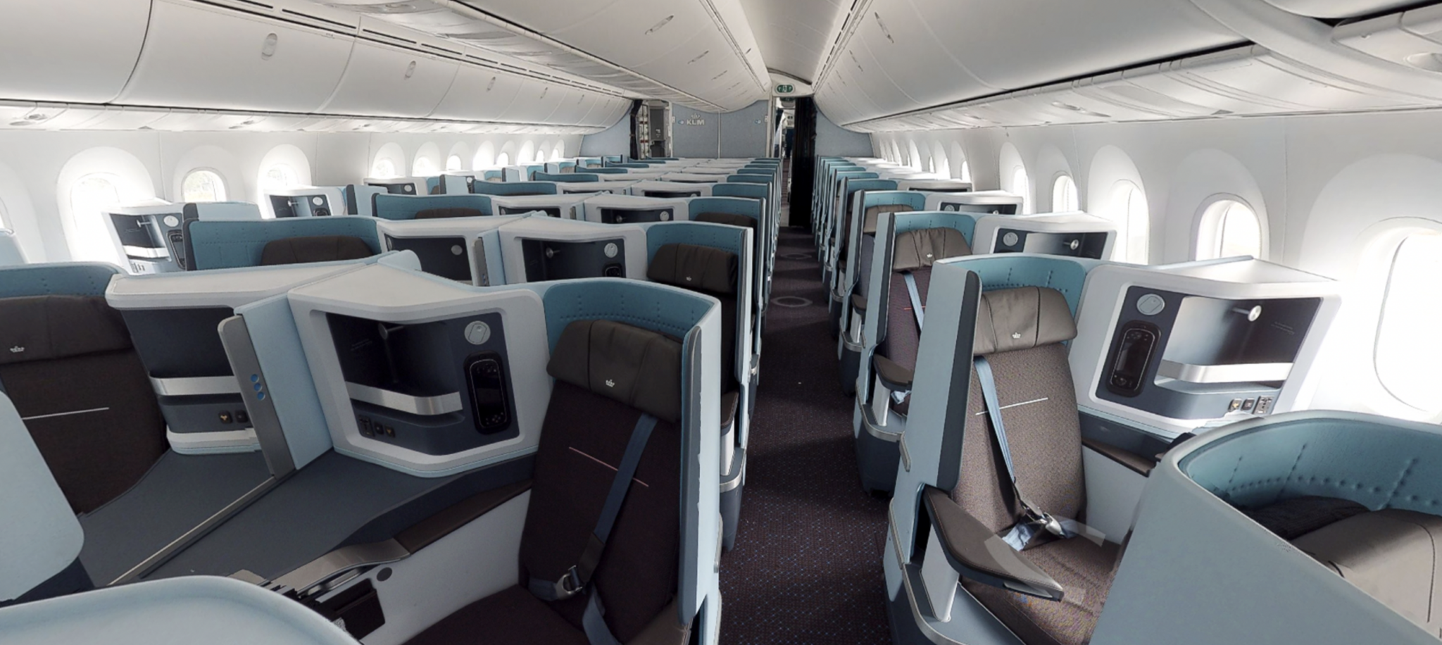 KLM-787-Business-Class-Cabin