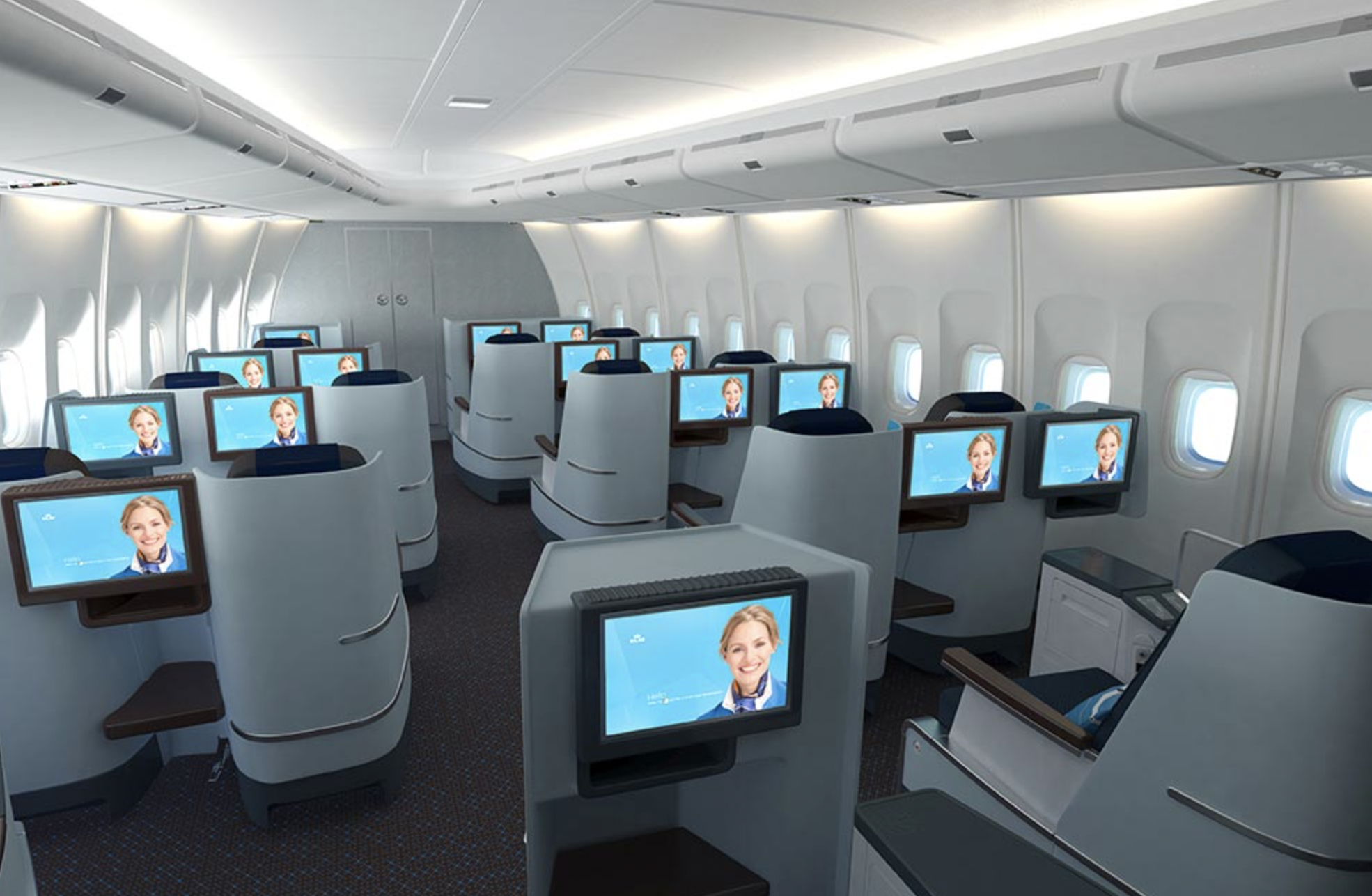 KLM Business Class - Boeing - IFE