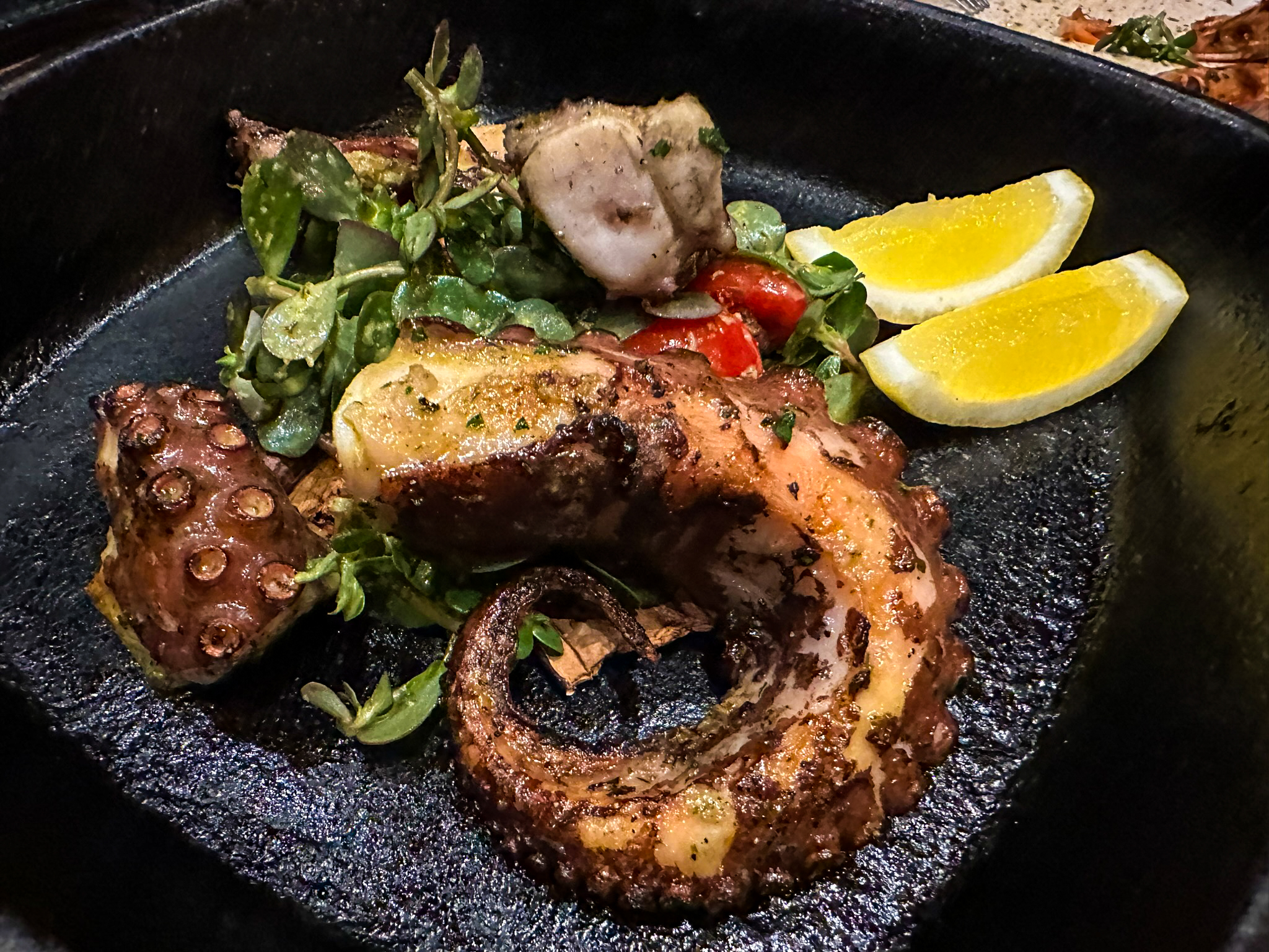 One&Only Mandarina Allora grilled octopus