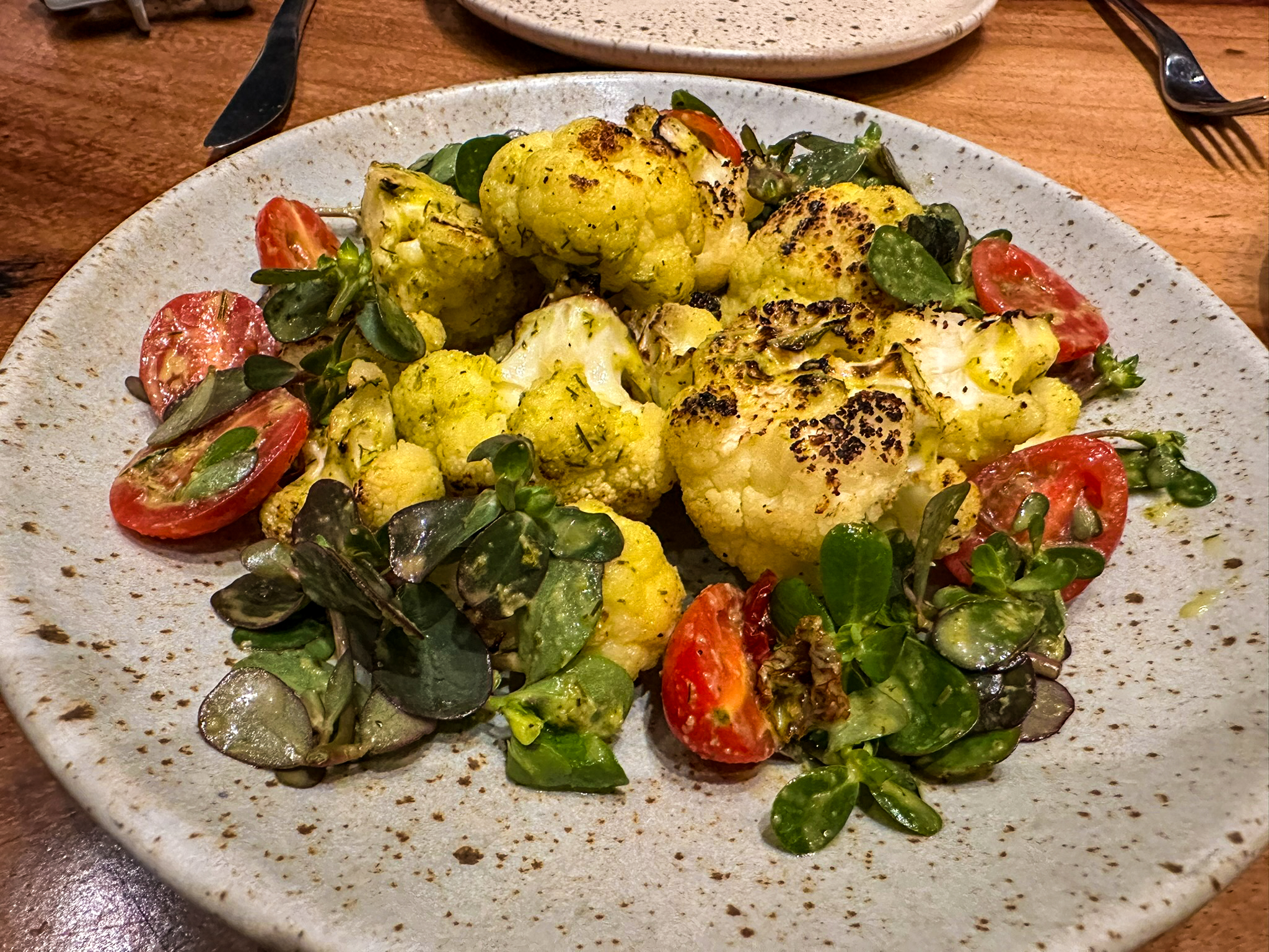 One&Only Mandarina Allora roasted cauliflower